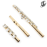 Verne Q. Powell Handmade Custom Flute in 18K Rose Gold with Silver Mechanism - New