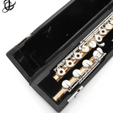 Verne Q. Powell Handmade Custom Flute in 18K Rose Gold with Silver Mechanism - New