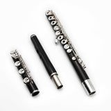 Sankyo Handmade Flute in Grenadilla Wood #0324 - Offset G, split E mechanism, B footjoint