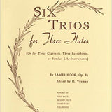 Six Trios for Three Flutes Op. 83, Second Part Only (Three Flutes)