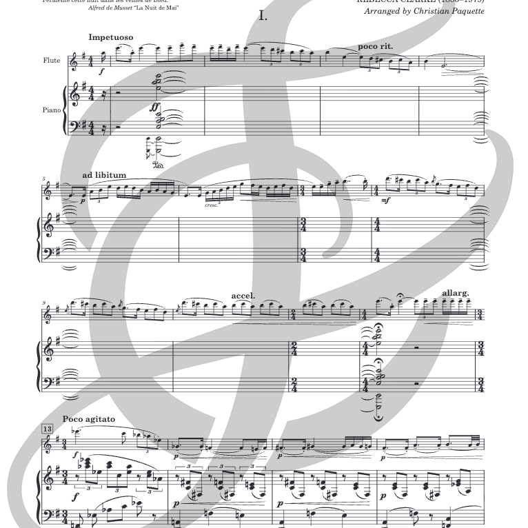 Sonata (Flute and Piano)