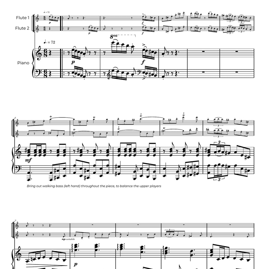 Surquillo (Two Flute and Piano)