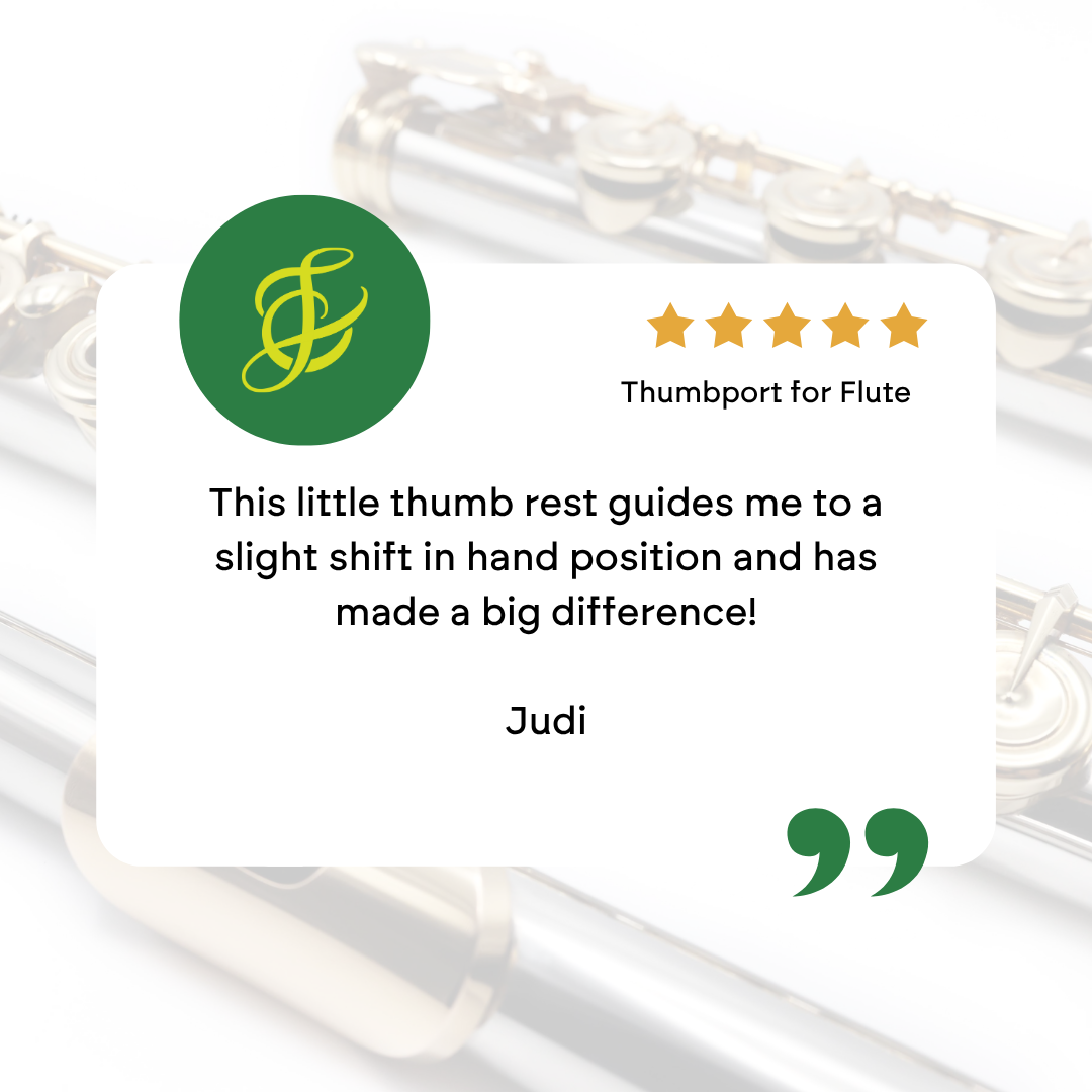Thumbport for Flute - Right Hand Rest