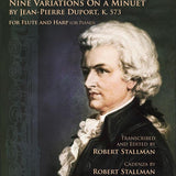 Mozart, Duport-Variationen in D-Dur, KV 573 (Flöte und Harfe)