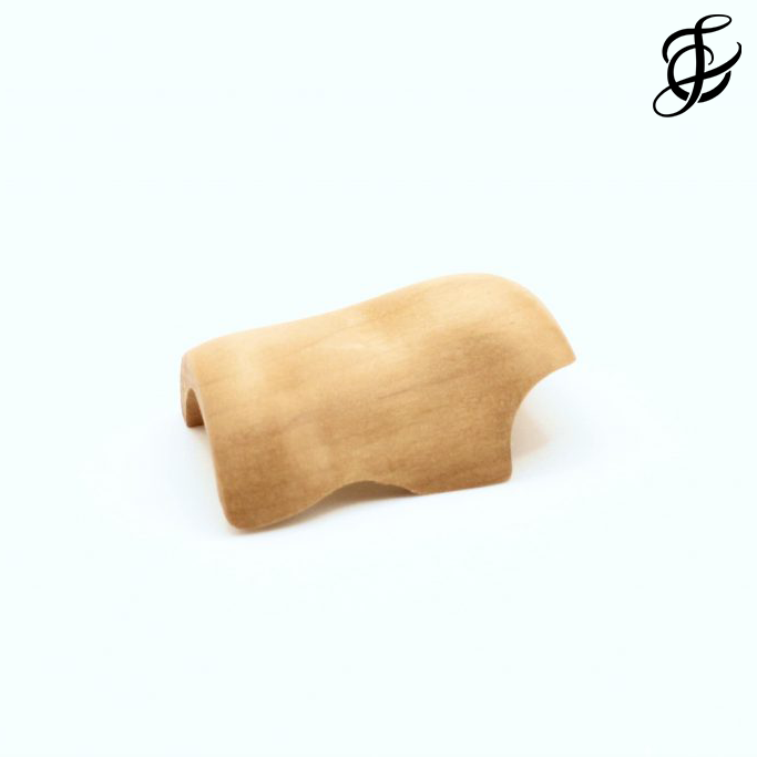 Woodify Wave Finger Rest - Pear Wood
