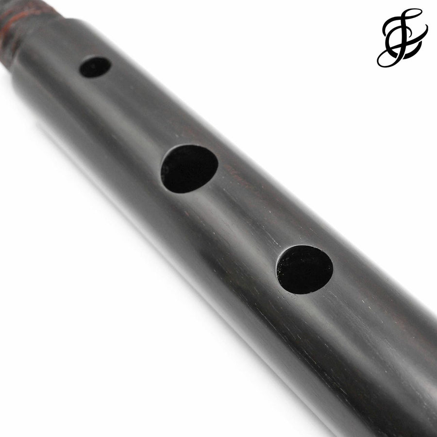 Windward Flute #363 -  Keyless D Flute, Grenadilla Wood