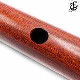 Windward Flute #761 -  Keyless D Flute, Mopane Wood, Two corks