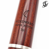 Windward Flute #761 -  Keyless D Flute, Mopane Wood, Two corks