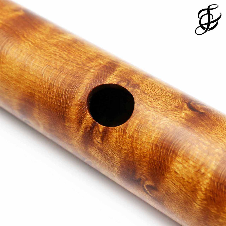 Windward Flute #855 -  Keyless D Flute, Maple Wood