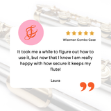 Wiseman Combo Case - Black Leather