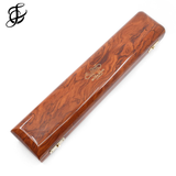 French Flute Case by Wiseman - Snake Wood Look