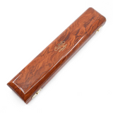 French Flute Case by Wiseman - Snake Wood Look