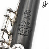 Yamaha 874 #D142 - Wood flute, inline G, split E mechanism, C# and D# rollers, B and C footjoint