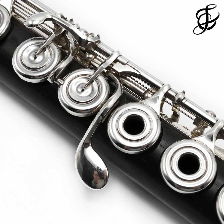Yamaha 874 #D142 - Wood flute, inline G, split E mechanism, C# and D# rollers, B and C footjoint