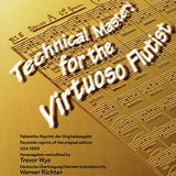 Technische Meisterschaft des virtuosen Flötisten