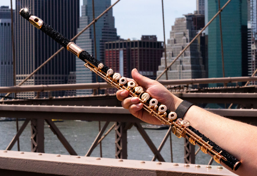 Nyenyezi Horns + Trevor James 14K Gold Plated Virtuoso Flute  New 