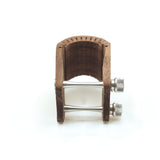 Woodify Anillo Para Flauta Contralto - Madera De Nogal