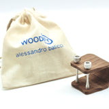 Woodify Anillo Para Flauta Contralto - Madera De Nogal