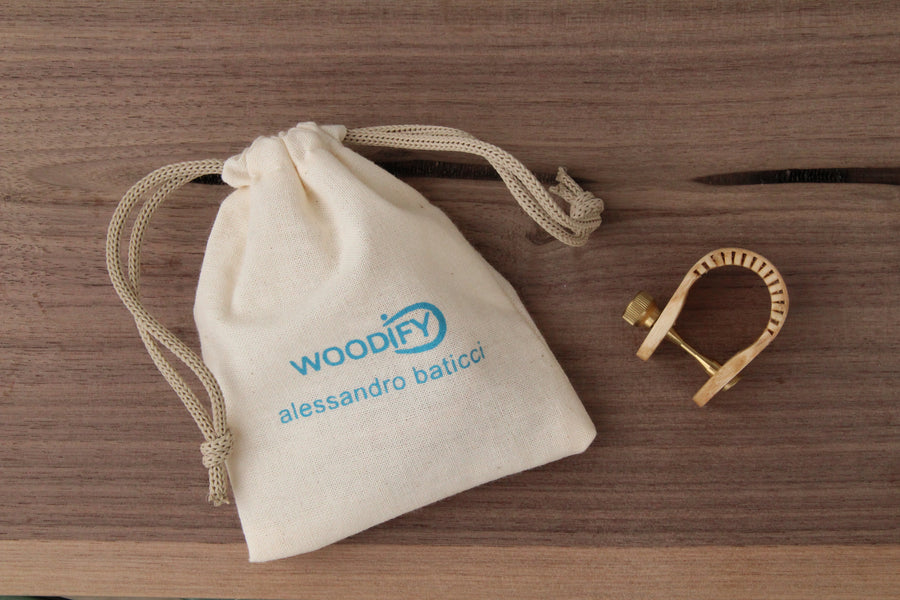 Woodify Ring For Flute - Ash & Zebrano