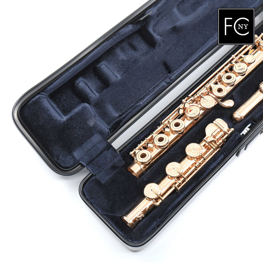 Brannen Brothers "Brögger Flute" in 14K Gold with Gold Keys  New 