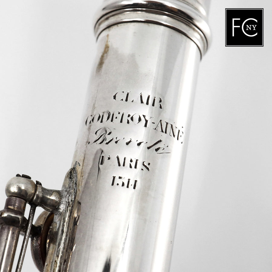 Godfroy Vintage #1314 - Silver flute, inline G, B footjoint