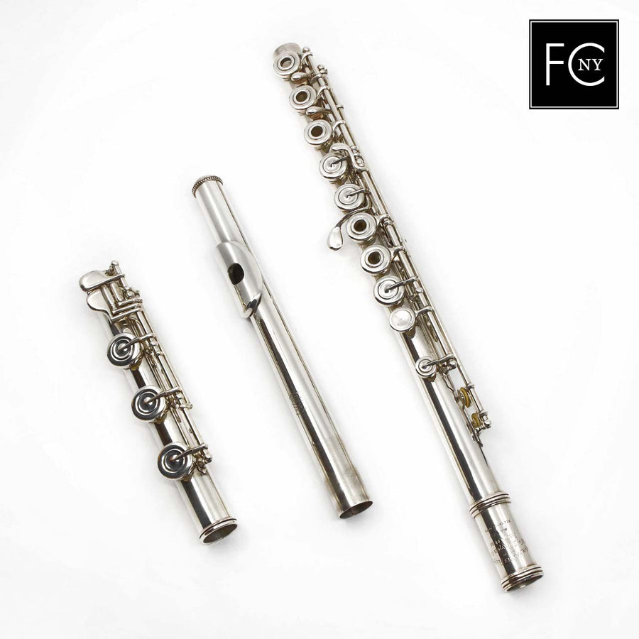 Haynes Custom #42085- Silver flute, inline G, open G#, reverse thumb Bb, B footjoint