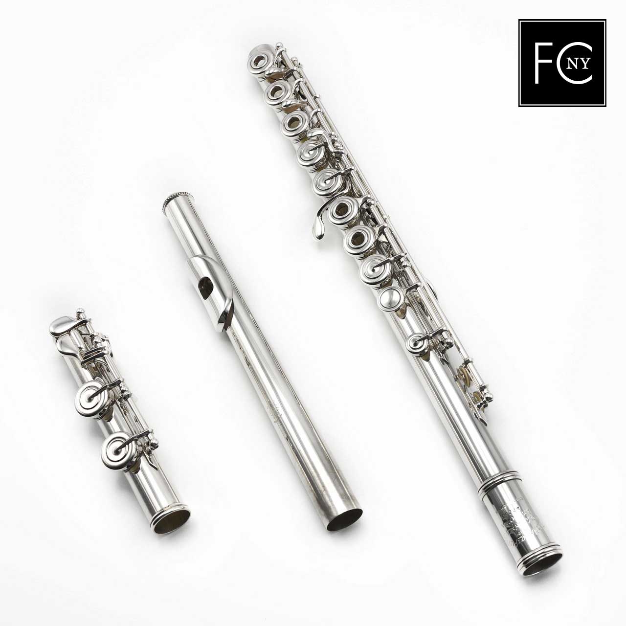 Haynes Custom 47153 Silver flute, inline G, C footjoint Flute Center