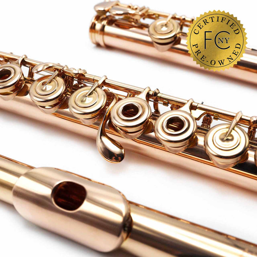 Haynes Custom #51210 - 14K Gold flute, inline G, C footjoint