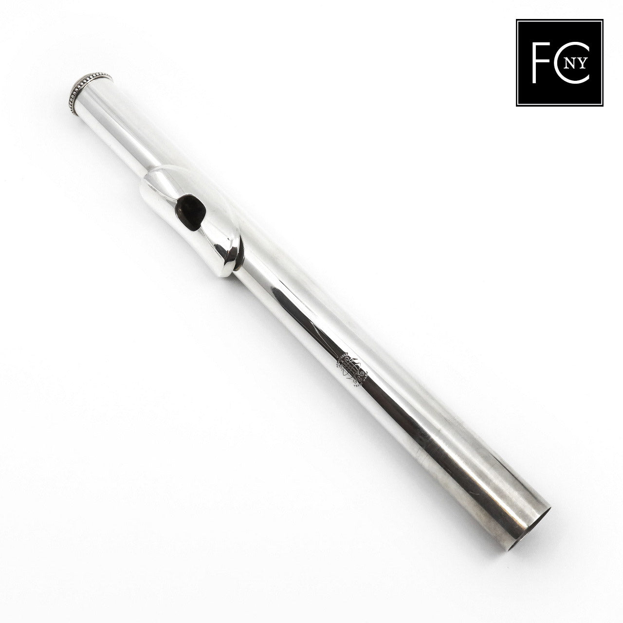 Haynes Headjoint SH6 Solid silver, high wave lip plate Flute Center