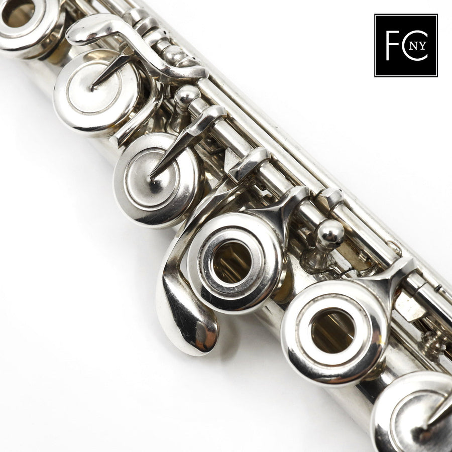 Jack Moore #514 - Silver flute, offset G, Split E mechanism, D# roller, C footjoint