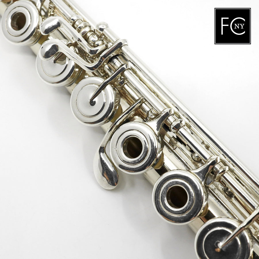 Lamberson #395 - 14K white gold flute, inline G, C# trill key, B footjoint