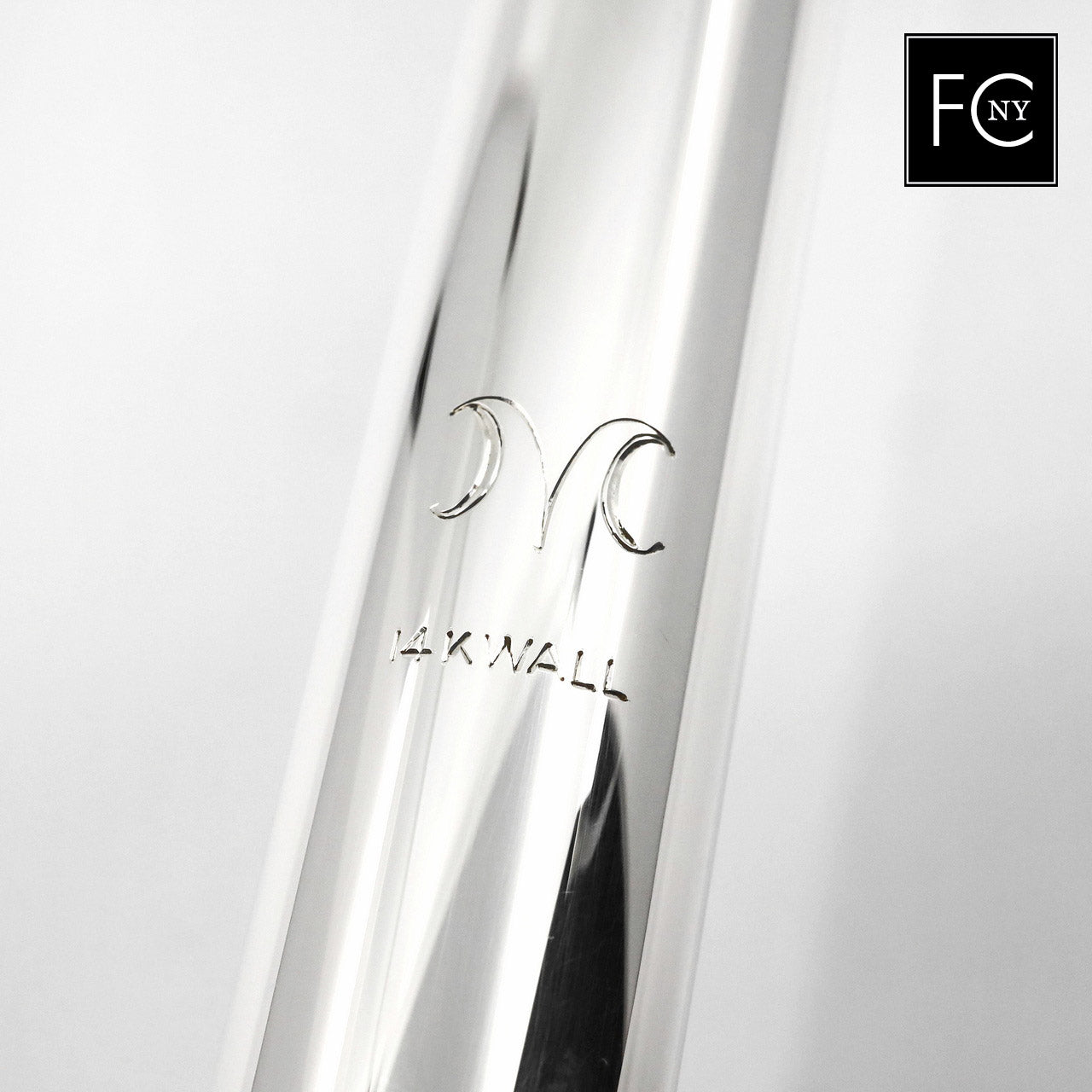 Chris McKenna Headjoint Sterling silver with 14K gold riser and wing