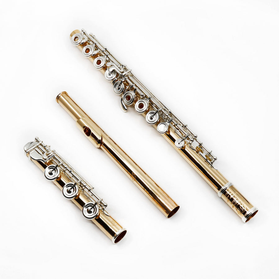Miyazawa Handmade Flute Cresta Model in 9K Gold  New 