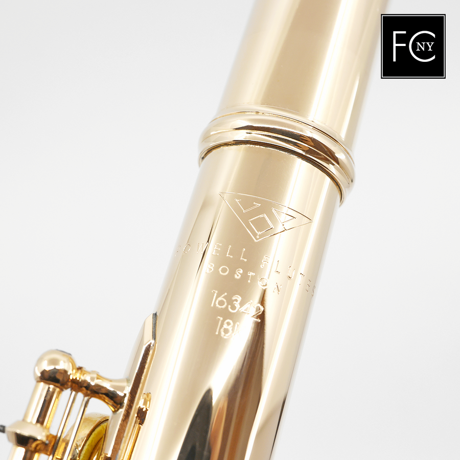 Verne Q. Powell Handmade Custom Flute in 18K Rose Gold with Gold Mechanism - New