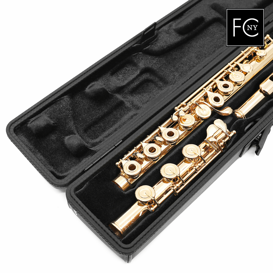 Verne Q. Powell Handmade Custom Flute in 18K Rose Gold with Gold Mechanism  New 