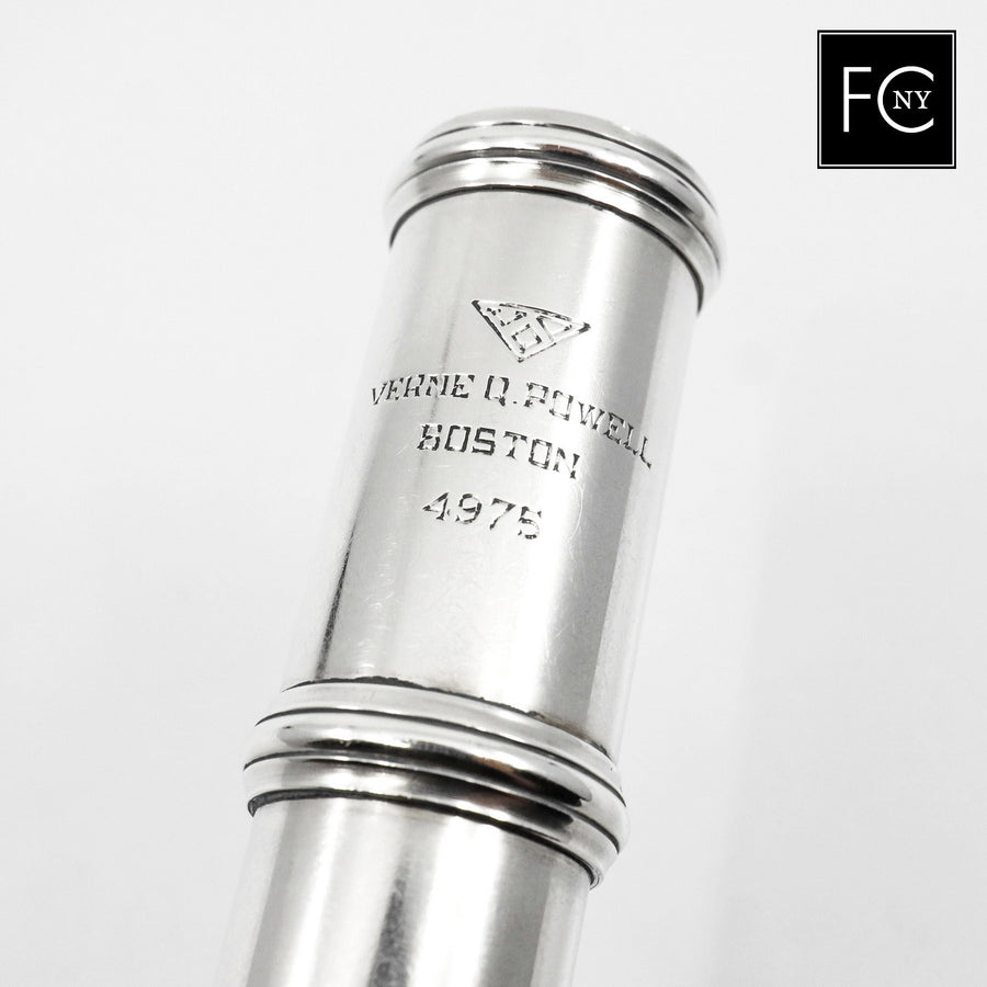 Powell Custom #4975 - Silver flute, inline G, B footjoint