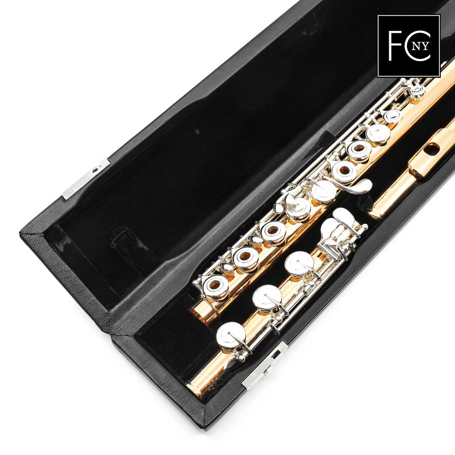 Verne Q. Powell Handmade Custom Flute in 19.5K Gold with Silver Mechanism  New 