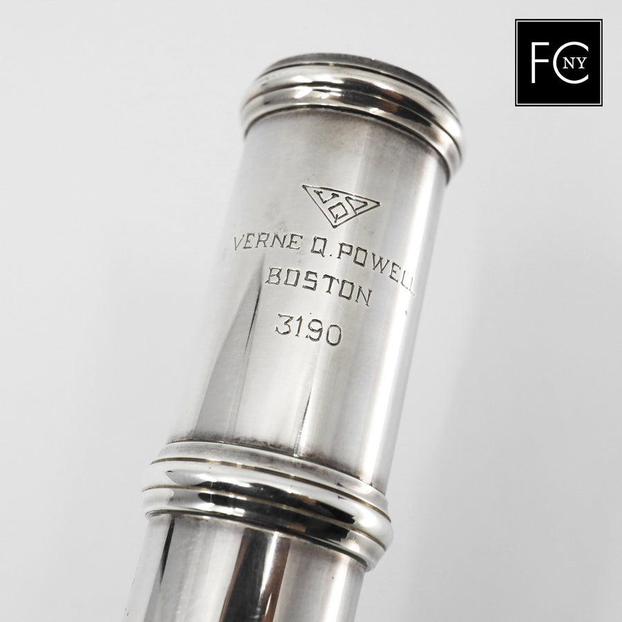 Powell Custom #3190 - Silver flute, inline G, B footjoint