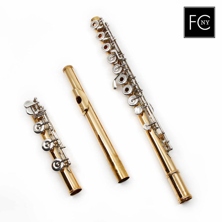 Sankyo #03152 - 14K gold flute, inline G, split E mechanism, B footjoint