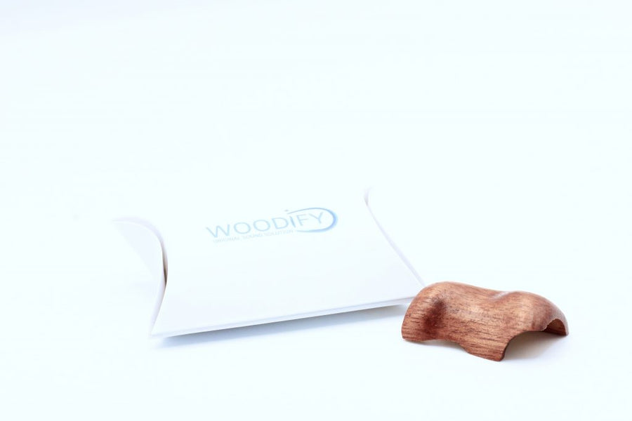 Woodify Wave Finger Rest - Blood Wood