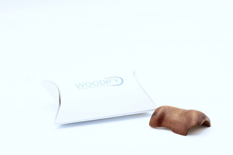 Woodify Wave Finger Rest - Mahogany