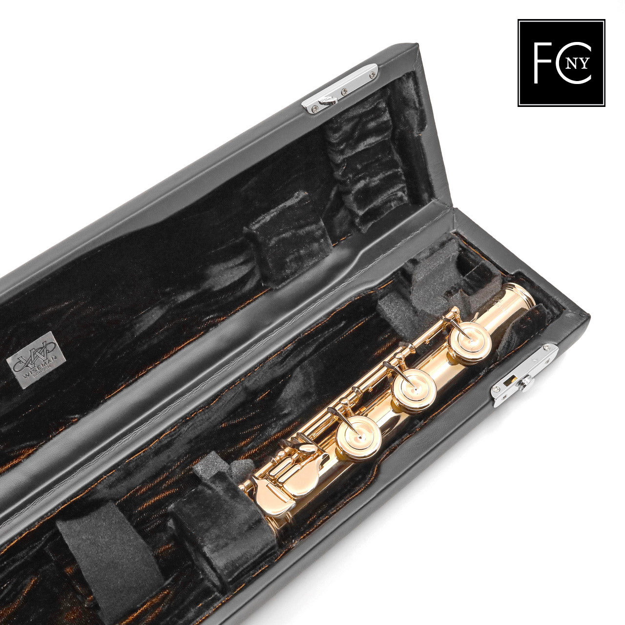 Leather French Flute Case by Wiseman Flute Center