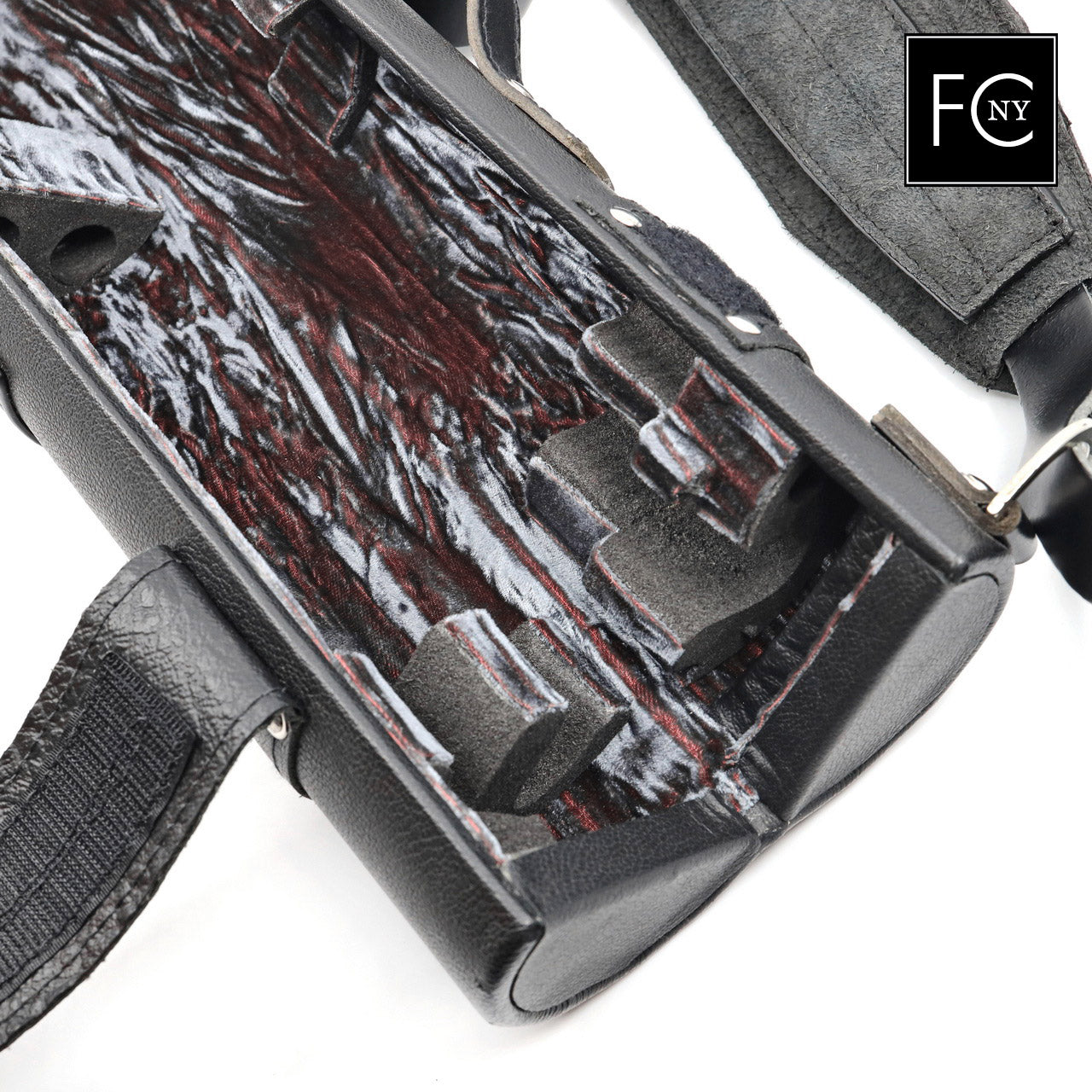 Wiseman Combo Case Black Leather Flute Center