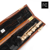 French Flute Case by Wiseman - Snake Wood Look